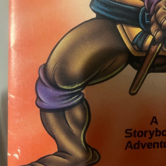 Vintage 1990 TMNT The Magic Crystal Teenage Mutant Ninja Turtles Storybook - Picture 10 of 12